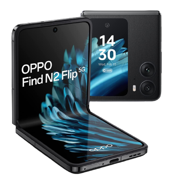 მობილური ტელეფონი Oppo Find N2 Flip, 8GB, 256GB, Dual Sim, Black