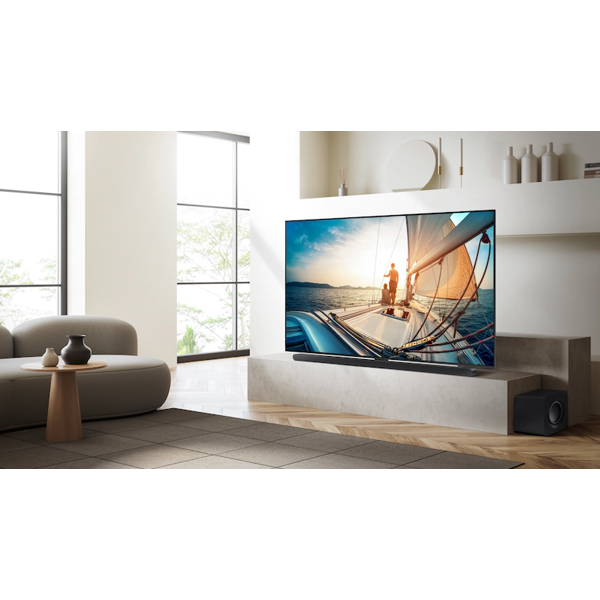 ტელევიზორი Samsung QE55QN90CAUXRU, 55", 4K UHD, Smart TV, HDMI, USB, RJ-45, CI, WIFI, BT, Black