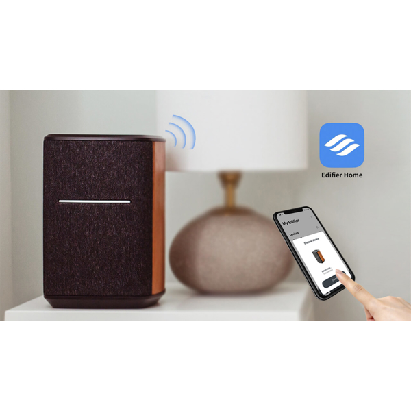 Edifier MS50A, 40W, Bluetooth, WIFI, Speaker, Brown