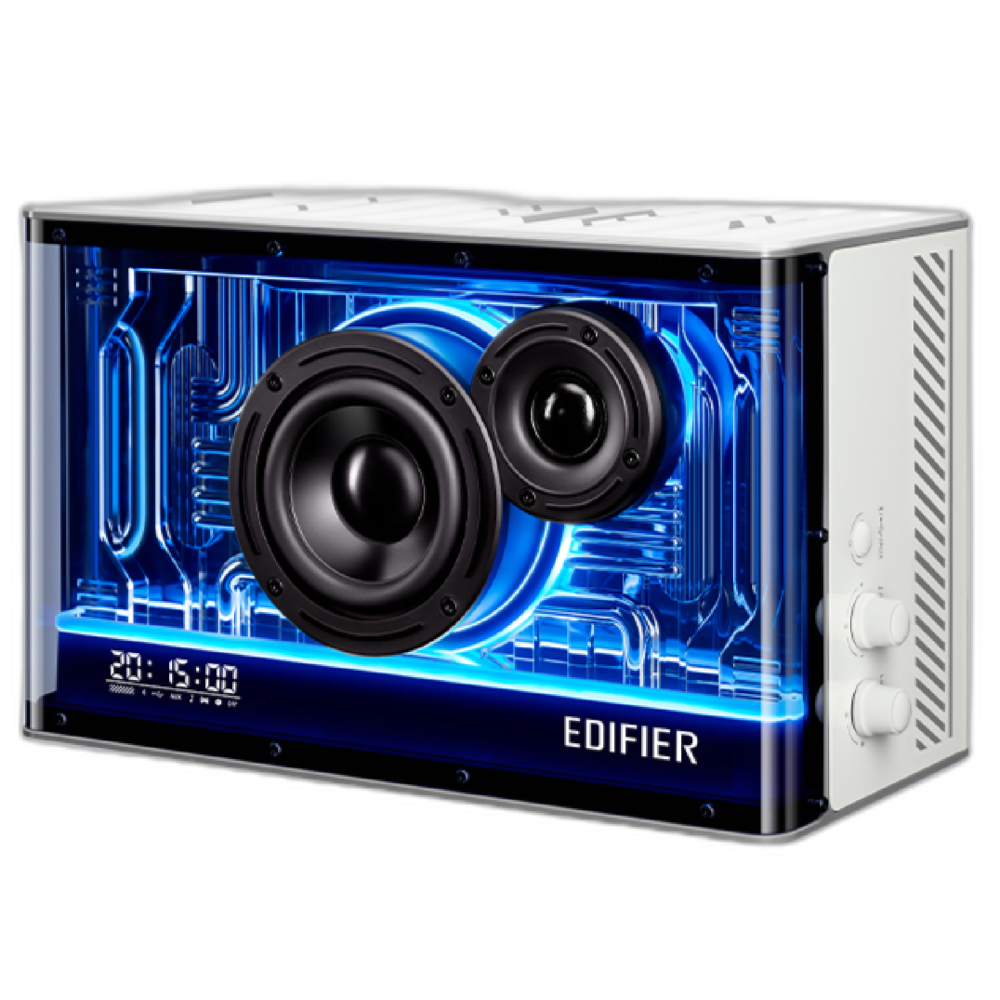 Edifier QD35, 40W, AUX, USB, Bluetooth, Speaker With GaN Charger, White