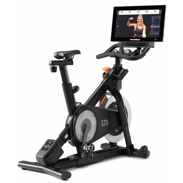 ველო ტრენაჟორი NordicTrack 512ICNTEX02121 Commercial S22i + iFit, Bicycle Simulator, Black