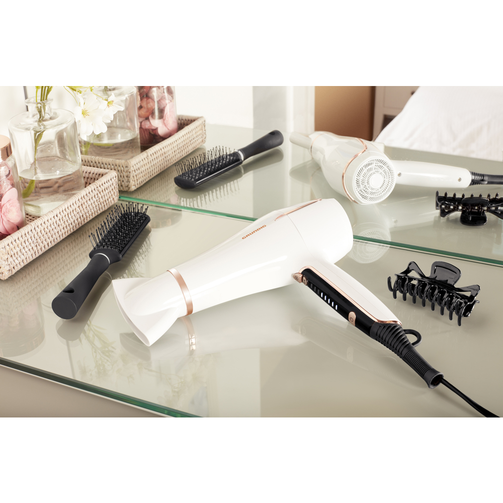 Grundig HD 7880, 2200W, Hair Dryer, White