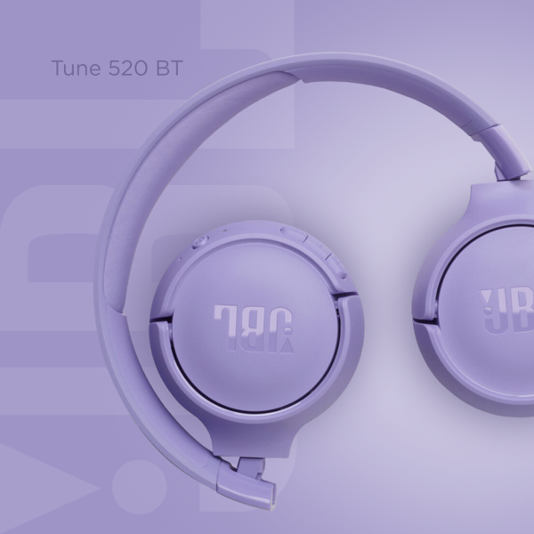 JBL JBLT520BTPUREU 520BT, Headset, Wireless, Bluetooth, Purple