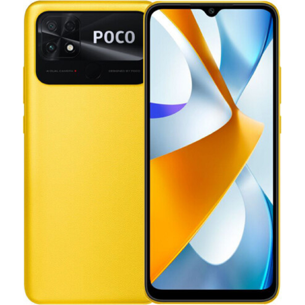 Xiaomi Poco C40, Global Version, 4GB, 64GB, Dual Sim, LTE, NFC, Yellow