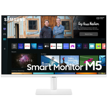 მონიტორი Samsung LS27BM501EIXCI Smart M5, 27", Monitor, VA, FHD, HDMI, USB, Black