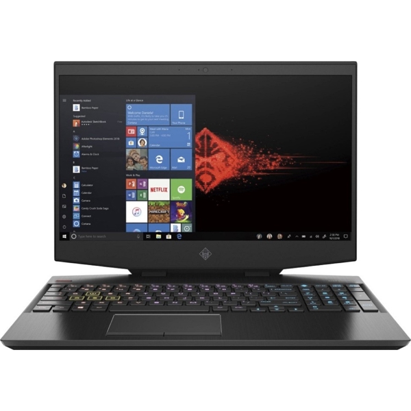 ნოუთბუქი HP 8VM73AV Omen, 15.6", i7-10750H, 16GB, 512GB SSD, RTX1660Ti 4GB, W10, Shadow Black