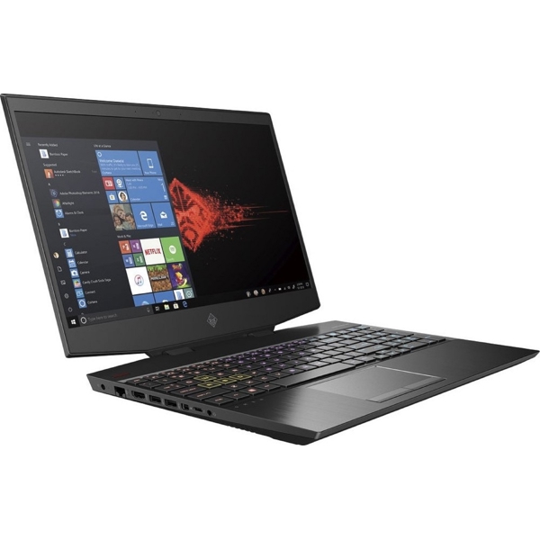 ნოუთბუქი HP 8VM73AV Omen, 15.6", i7-10750H, 16GB, 512GB SSD, RTX1660Ti 4GB, W10, Shadow Black