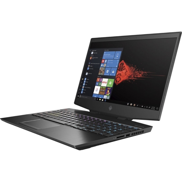 ნოუთბუქი HP 8VM73AV Omen, 15.6", i7-10750H, 16GB, 512GB SSD, RTX1660Ti 4GB, W10, Shadow Black