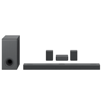 სახლის კინოთეატრი LG S80QR, 620W, USB, HDMI, WIFI,  Bluetooth, Soundbar, Black