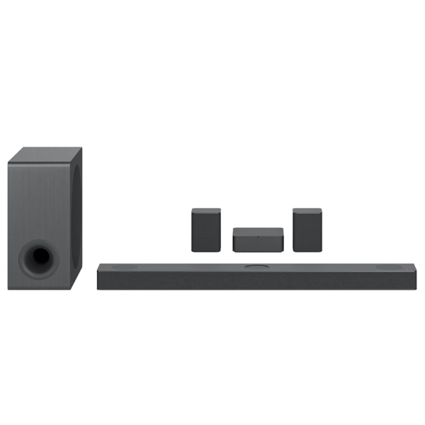 სახლის კინოთეატრი LG S80QR, 620W, USB, HDMI, WIFI,  Bluetooth, Soundbar, Black