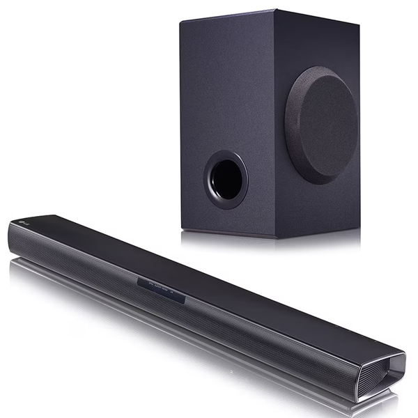 სახლის კინოთეატრი LG SQC1, 160W, USB, 3.5mm, Bluetooth, Soundbar, Black