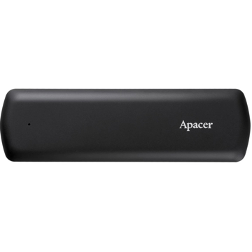 გარე მყარი დისკი Apacer AP1TBAS721B-1, 1TB, M.2, External HDD, M.2, USB 3.1, Black