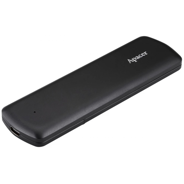 გარე მყარი დისკი Apacer AP1TBAS721B-1, 1TB, M.2, External HDD, M.2, USB 3.1, Black