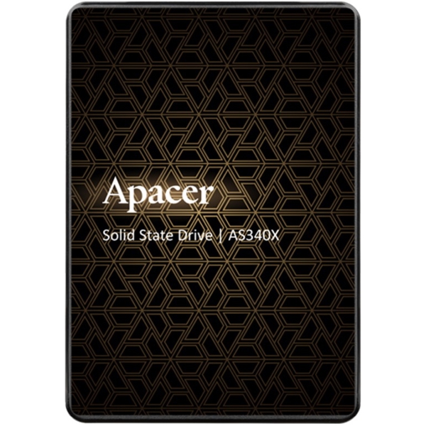 Apacer AP480GAS340XC-1, 480GB, 2.5", Internal Hard Drive, Black