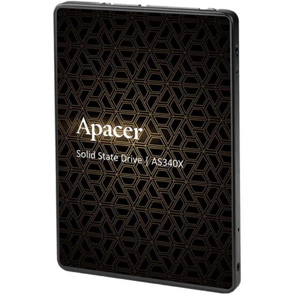 Apacer AP480GAS340XC-1, 480GB, 2.5", Internal Hard Drive, Black