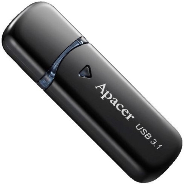 Apacer AP128GAH355B-1, 128GB, USB 3.2 Gen 1, Black