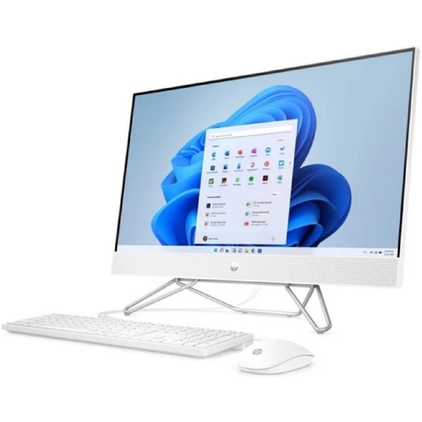 All In One კომპიუტერი HP 5D277EA 27, 27", Ryzen 7-5700U, 16GB, 1TB SSD, Integrated, W11H, White