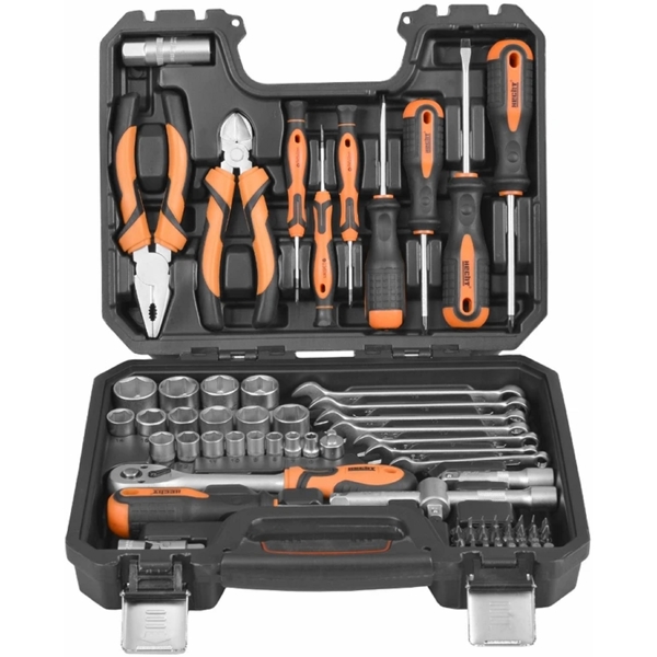 Hecht HECHT2076, 76Pcs, Tool Set, Black/Orange