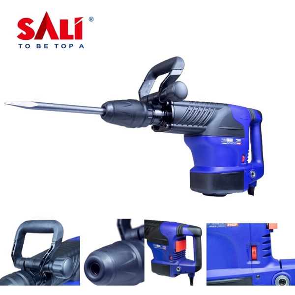 სანგრევი ჩაქუჩი Sali 2142p, 1500W, 25J, Demolition Hammer, Black/Blue