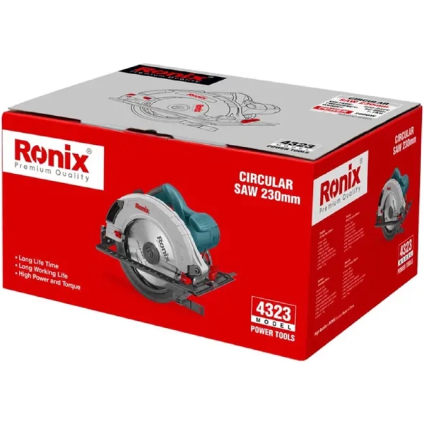 დისკური ხერხი Ronix 4323, 2800W, 4600Rpm, 230mm, Blue