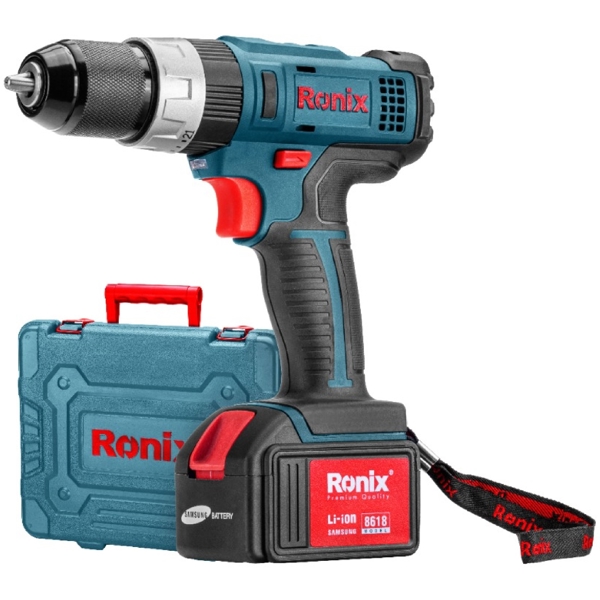 სახრახნისი Ronix 8618, 18V 1.5Ah, 1500Rpm, Blue