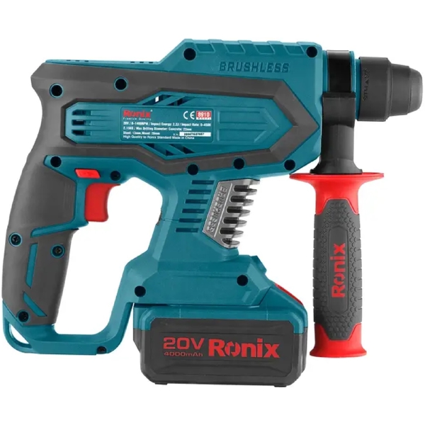 პერფორატორი Ronix 8910K, 1400Rpm, 2.2J, Blue