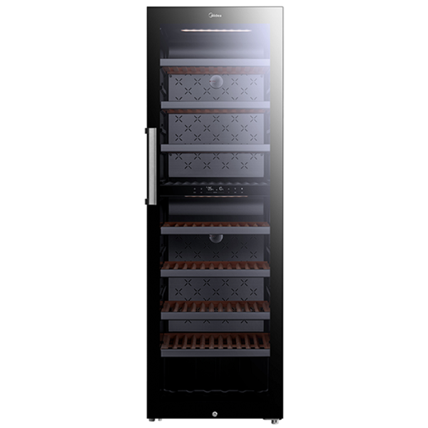 Midea MDRW562FGG22, 430L, G, Wine Refrigerator, Black