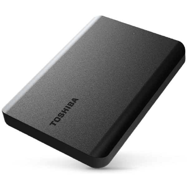 Toshiba HDTB510EK3AA Canvio Basics, 1TB, External HDD, 2.5", USB 3.2, Black