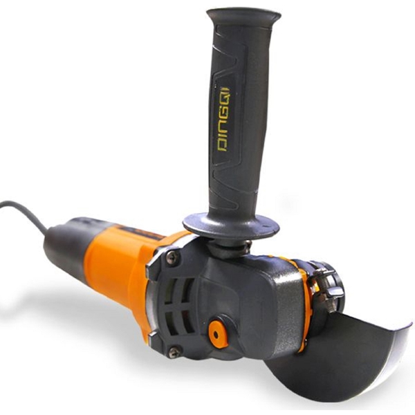 კუთხსახეხი Dingqi 101072, 650W, 115mm, 10000Rpm, Black/Orange 