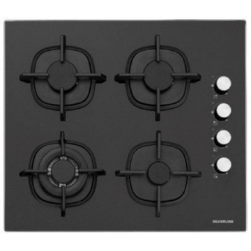 ჩასაშენებელი ქურის ზედაპირი Silverline CS5429B01, Built-in, Black