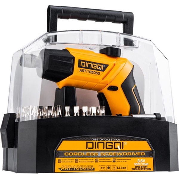 სახრახნისი Dingqi 105055, 180Rpm, Black/Orange