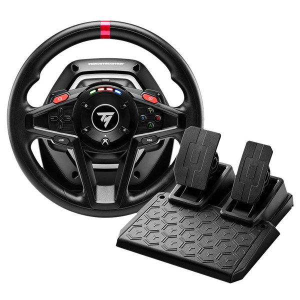 კომპიუტერული საჭე+პედლები Thrustmaster 4160781 T128-P, PS5, PS4, PC, Racing Wheel+Pedals, Black