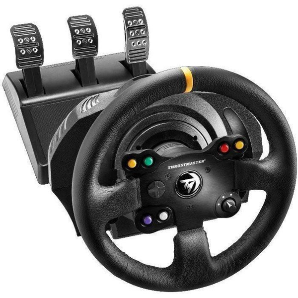 კომპიუტერული საჭე+პედლები Thrustmaster 4460133 TX,  PC, Xbox One, Racing Wheel+Pedals, Black