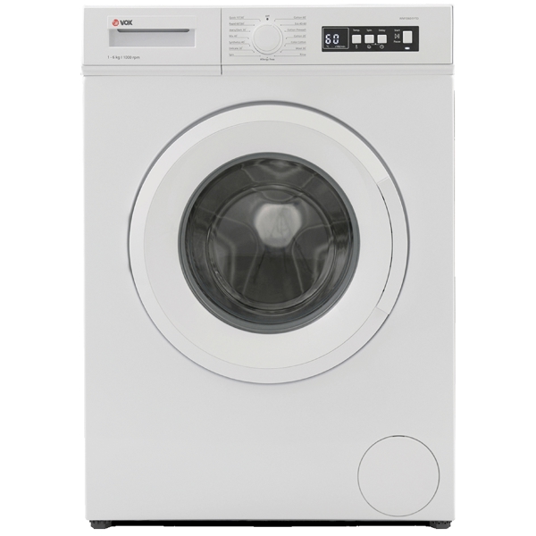 სარეცხი მანქანა Vox WM1060-SYTD, 6Kg, D, 1000Rpm, Washing Machine, White