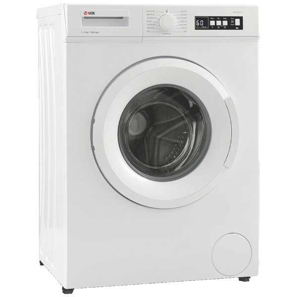 სარეცხი მანქანა Vox WM1060-SYTD, 6Kg, D, 1000Rpm, Washing Machine, White