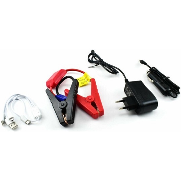 მანქანის დამქოქი Dingqi 70060101, 12000mAh, Jump Starter, Black/Orange