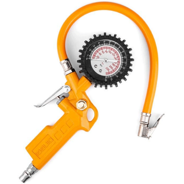 Dingqi 76001, Tire Pressure Gauge, Orange