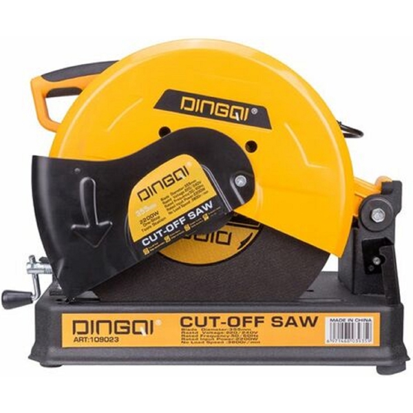 დისკური ხერხი Dingqi 109023, 2200W, 3800Rpm, 355mm, Black/Orange 