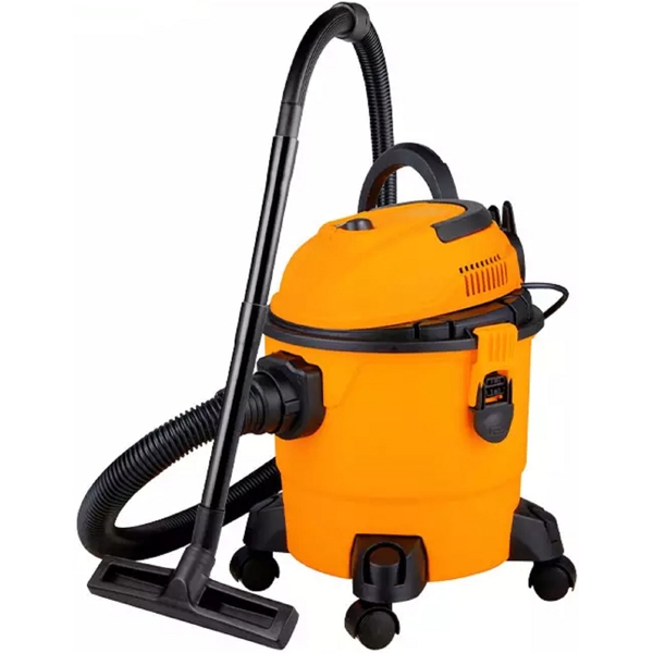 სამშენებლო მტვერსასრუტი Dingqi 1011015, 1200W, 15L, Construction Vacuum Cleaner, Black/Orange