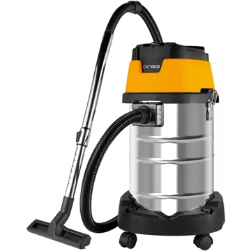 Dingqi 1011030, 1600W, 30L, Vacuum Cleaner, Silver/Orange