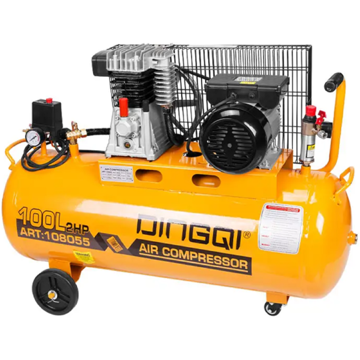 Dingqi 108055, 1500W, 100L, Air Compressor, Black/Orange