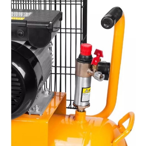 Dingqi 108055, 1500W, 100L, Air Compressor, Black/Orange