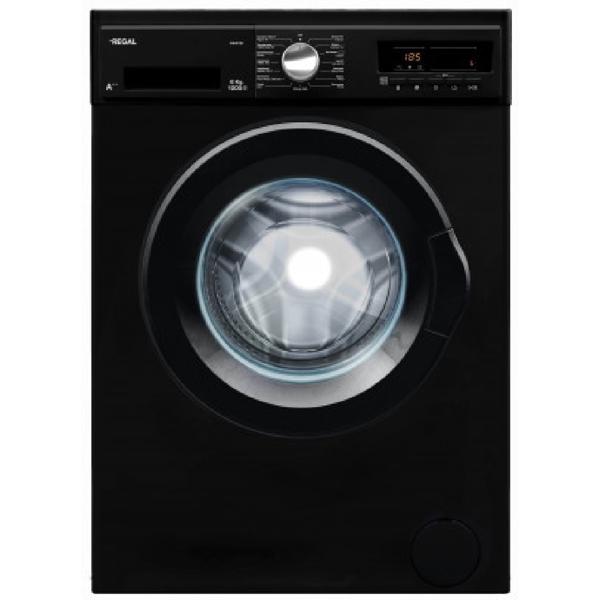 Regal 6642B, 6Kg, A+++, 1000Rpm, Washing Machine, Black