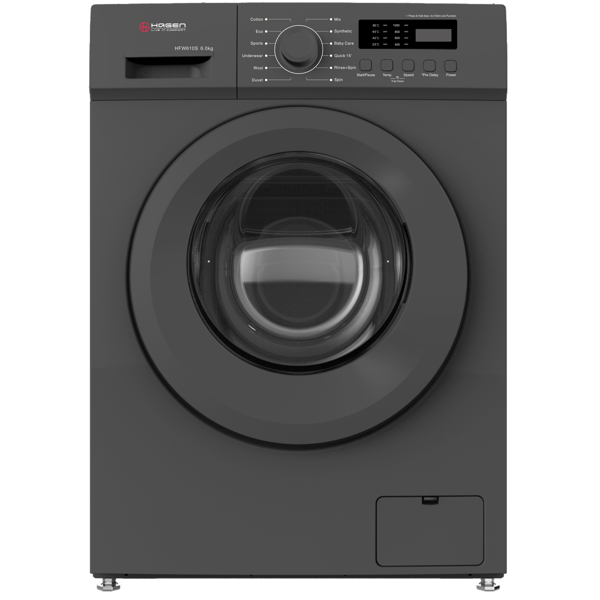 სარეცხი მანქანა Hagen HFW610S, 6Kg, 1000Rpm, 74Db, Washing Machine, Silver