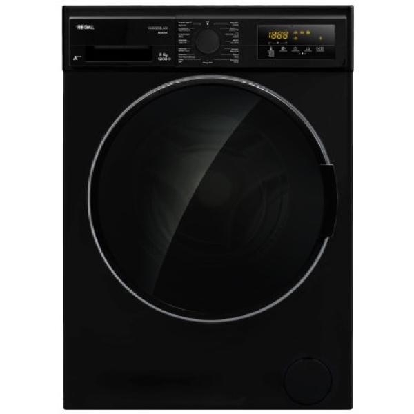 სარეცხი მანქანა Regal WM 8008 Black, 8Kg, A+++, 1200Rpm, Washing Machine, Black