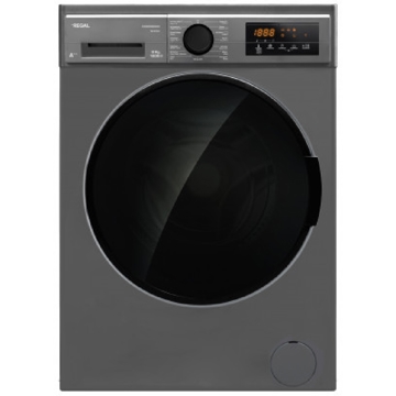 Regal WM 8008 Dark, 8Kg, A+++, 1200Rpm, Washing Machine, Grey