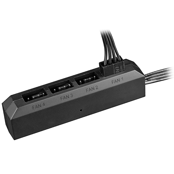 DeepCool FH-04, 4-port Fan Hub, Black