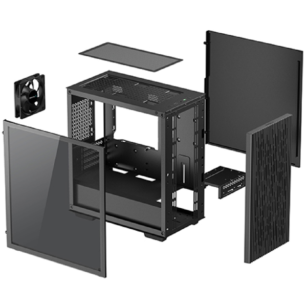 ქეისი Deepcool MATREXX 40, Computer Case, MicroATX, Mini-ITX, USB3.0, USB2.0, Black