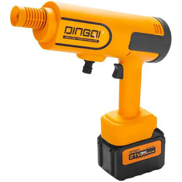 მაღალი წნევის სარეცხი აპარატი Dingqi JE00901, High Pressure Car Washing Gun, Black/Orange