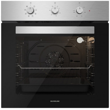 ჩასაშენებელი ელექტრო ღუმელი Silverline HA6503X01, 66L, Built-In, Black